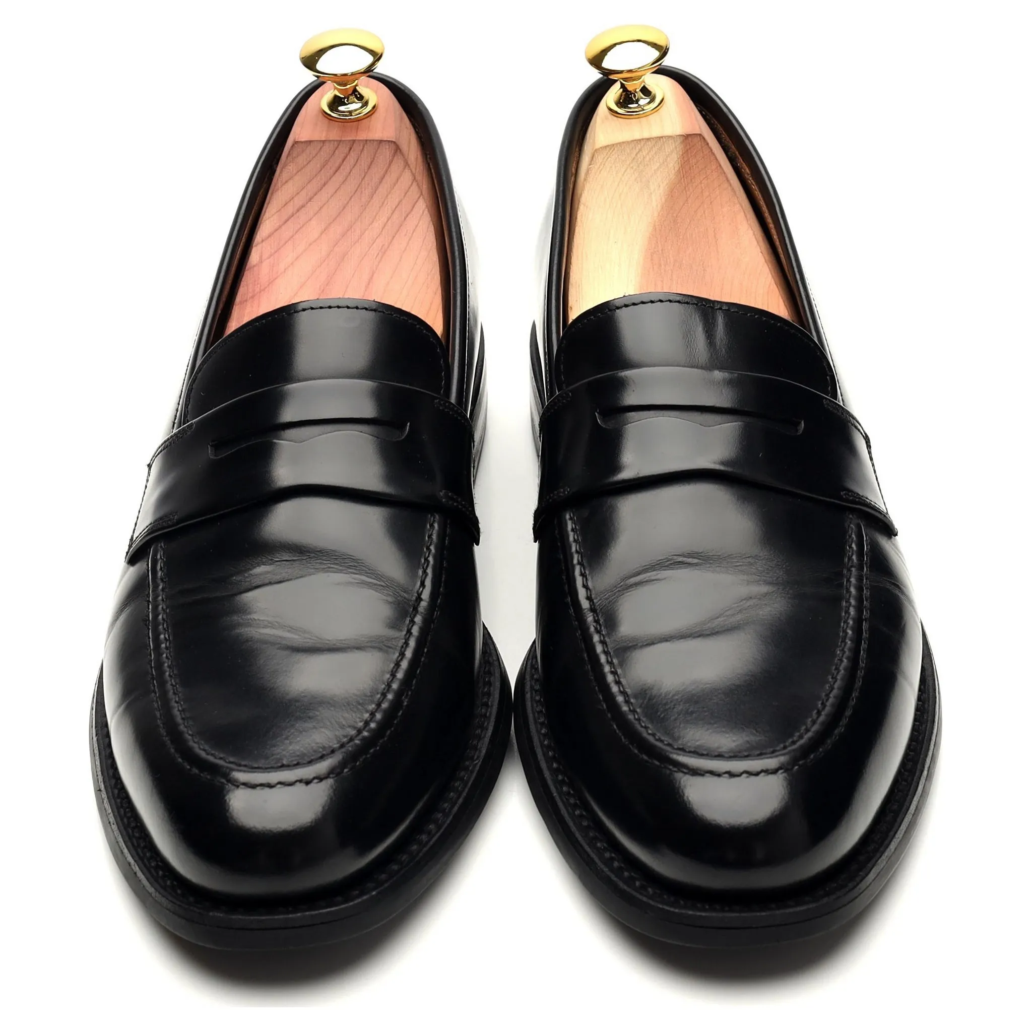 '211B' Black Leather Loafers UK 7.5 F