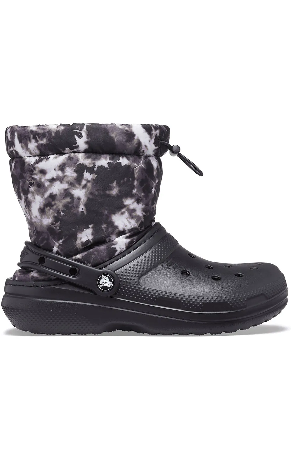Classic Lined Neo Puff Tie Dye Boots   Black