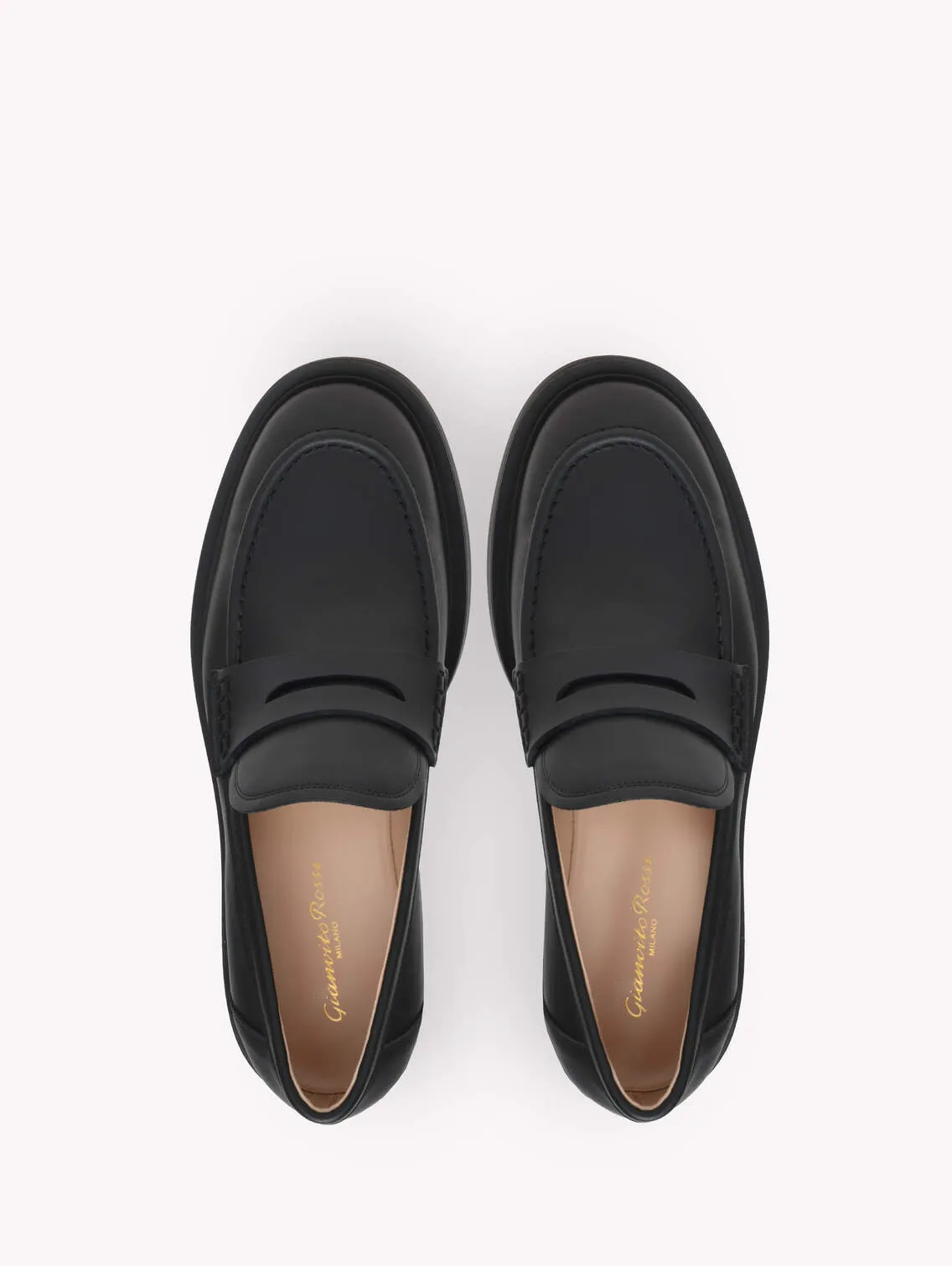 GIANVITO ROSSI HARRIS MOCCASIN BLACK